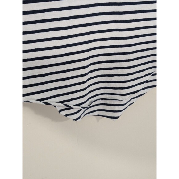 Frank & Eileen Charlotte Perfect Polo Shirt Tee Lab Medium Striped 100% Cotton - Picture 8 of 10